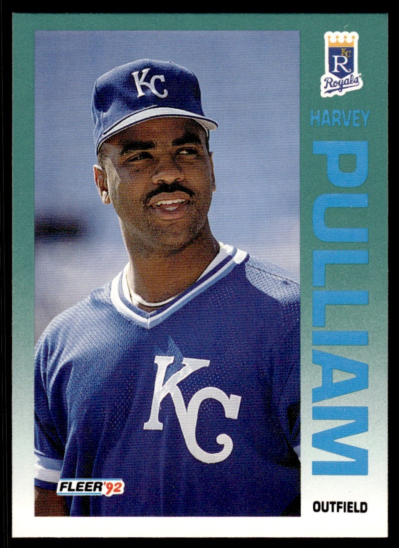 1992 FLEER HARVEY PULLIAM #166 KANSAS CITY ROYALS 950