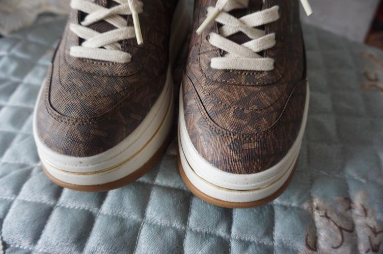 SAOLA Sneakers Michael Kors donna suola spessa US8 5 25 5 cm usate grigie