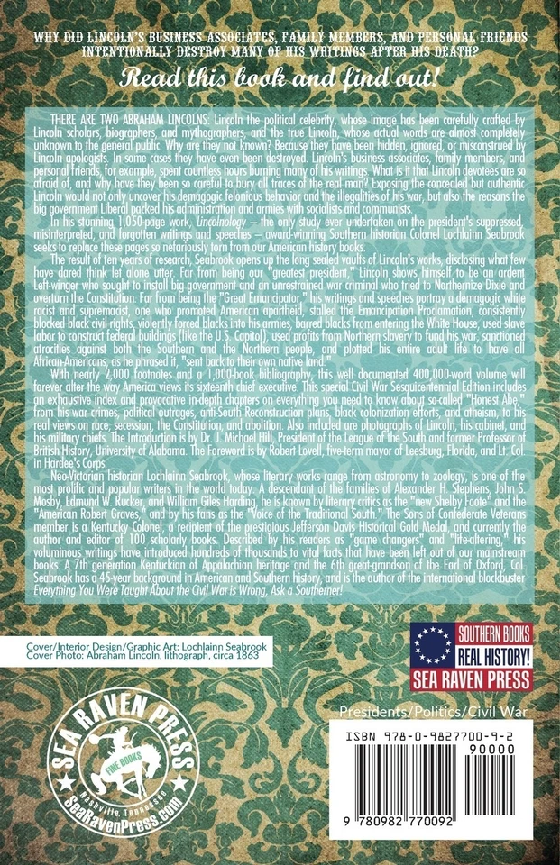 Lincolnology Abraham Lincoln Revealed in his Own Words Paperback By L Seabrook Foto 2 de 3
