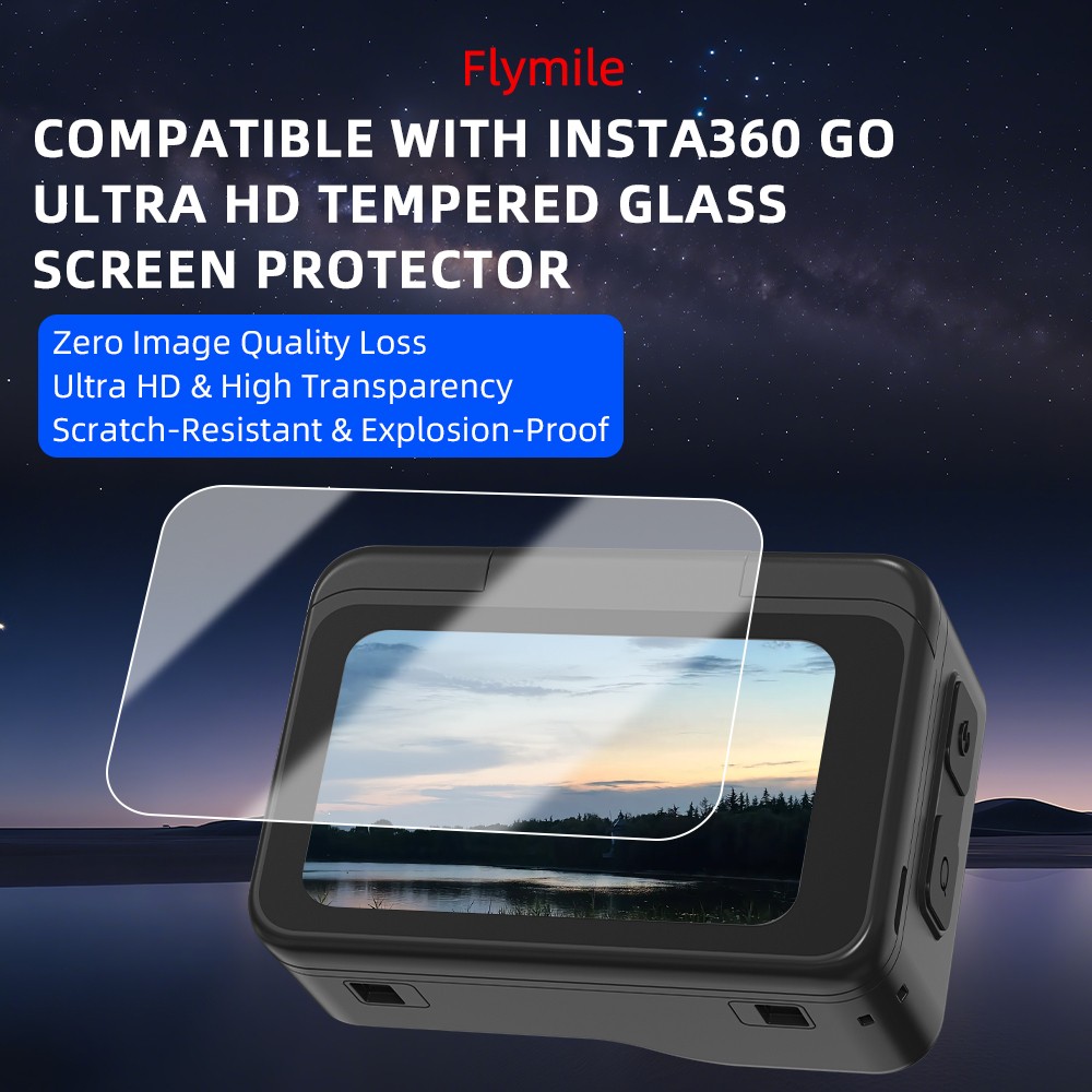 Tempered Glass Screen Protector for Insta360 Go