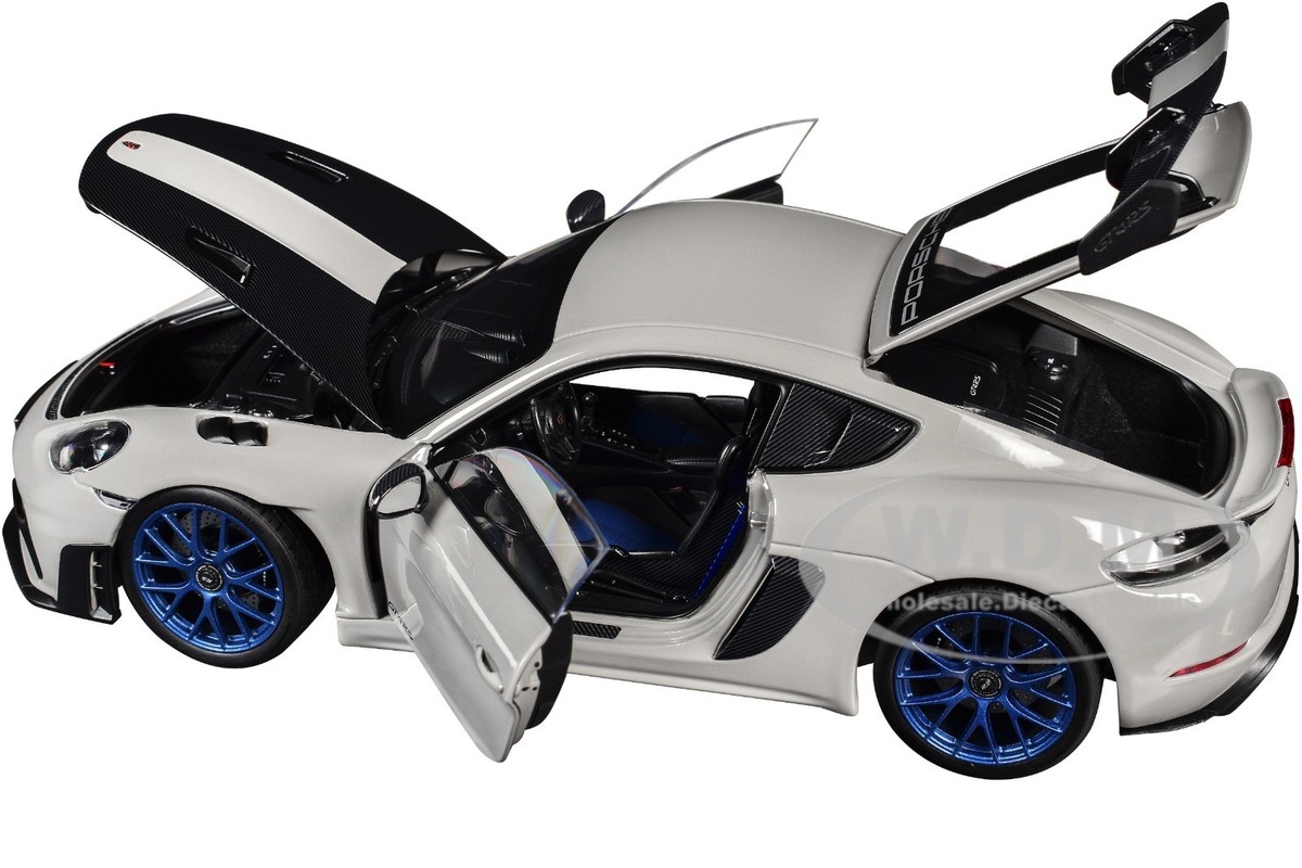 2023 PORSCHE CAYMAN GT4 RS WEISSACH PACK CHALK GRAY 1/18 MODEL BY