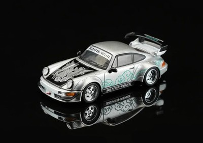 1:64 RWB 964 (Porsche 911) -- ''Silver-Fenix'' China Special Edition -- Motorhelix