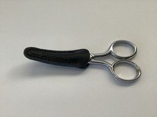 Gingher Curved Embroidery Scissors 4  Stainless Steel In Leather Sheath