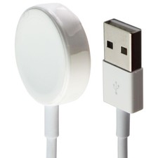 Apple 1m Magnetic USB Charger for Apple Watch All Series - White A2056