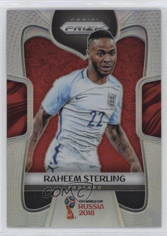 2018 Panini Prizm World Cup Silver Prizm Raheem Sterling #73 0nr3
