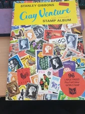 STANLEY GIBBONS STAMP ALBUM OLD & THE WESTON MOUNTY BOOK -  PLUS VARIOUS STAMPS