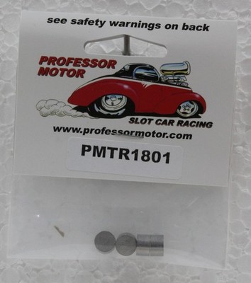 PMTR1801 Professor Motor Tungsten Chassis Weights 8x5mm 1/32 Slot Car Part