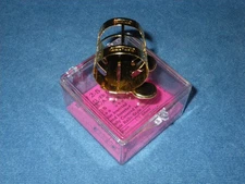 VINTAGE CHARLES BAY MEDIUM 2-S GOLD PLATED Bb CLARINET LIGATURE - BAROQUE MODEL