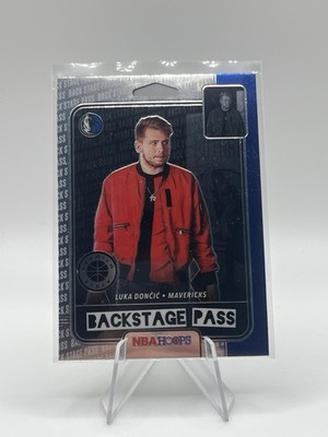 Luka Doncic Premium Stock Backstage Pass 2019-20 Panini NBA Hoops #3 Mavericks