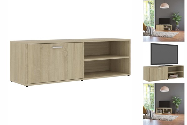 Tv-Schrank Sonoma Eiche 120X34X37 Cm Spanplatte Lowboard-image