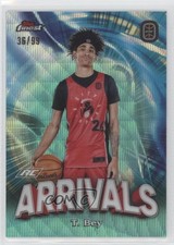 2022 Finest OTE Overtime Elite Arrivals Aqua Wave Refractor 36/99 Tyler Bey n0c
