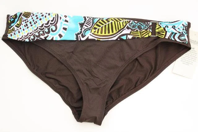 2 Bamboo NEW Brown Women's Size S Small 4 6 Swimsuit Bikini Bottom $49 3024 - Image 3 of 3