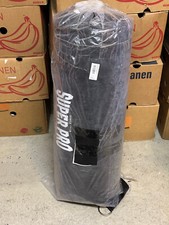 Super Pro Combat Gear Boxsack 20 kg 30x80 cm Schwarz PU aufgeschnittener Uppercu