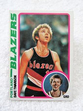 1978 Topps Dave Twardzik Portland Blazers NBA Basketball Trading Card #122