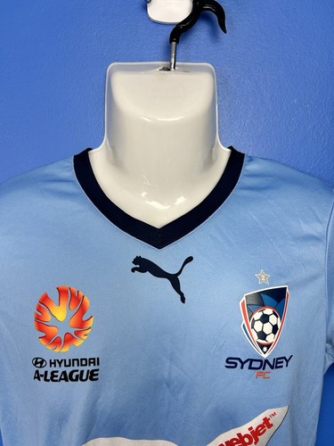 Sydney FC Puma football jersey shirt 2015/16 home blue Small - Picture 2 of 9