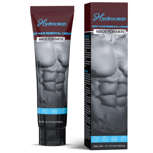 Hair Removal Cream for Men, Body Depilatory Cream No Irritation to Skin Painless