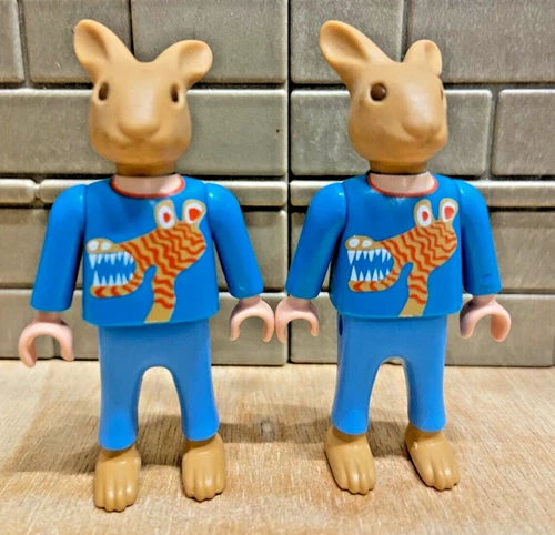 Playmobil 2 Kids Series Rabbit Easter Nature Farm 3 for CUSTOM RARE VINTAGE