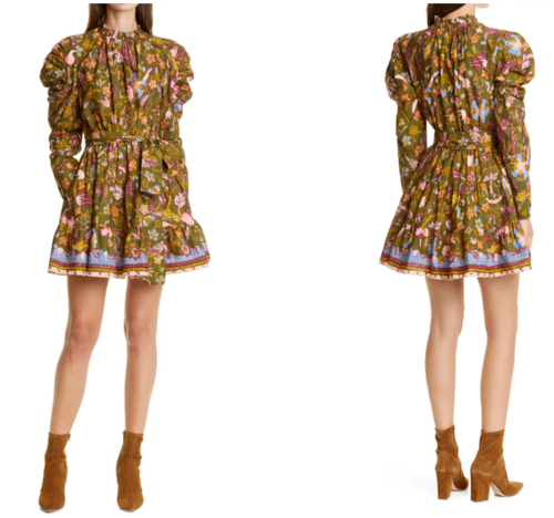 NEW ULLA JOHNSON Pine Floral Naima 