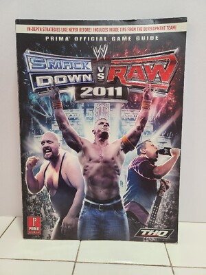 WWE Smackdown V RAW 2011 Strategy Guide, PS 2 & 3, Xbox 360 and Nintendo WII