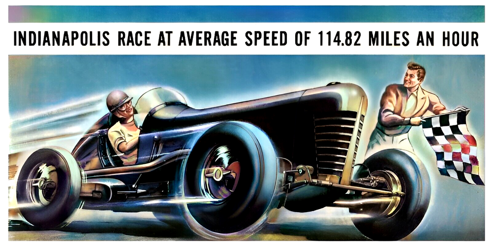 RACECARS at Indianapolis race Metal Fridge Magnet 2.5 x 3.5 MotivationalMagnets™