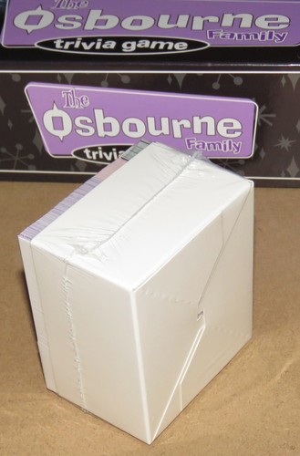 The Osbourne Family Trivia Game Parts - Factory Sealed Trivia Cards 2002 Fundex - Picture 5 of 5