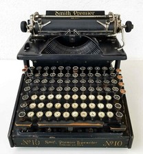 Máquina de escribir SMITH PREMIER Nº 10, c1910, teclado doble