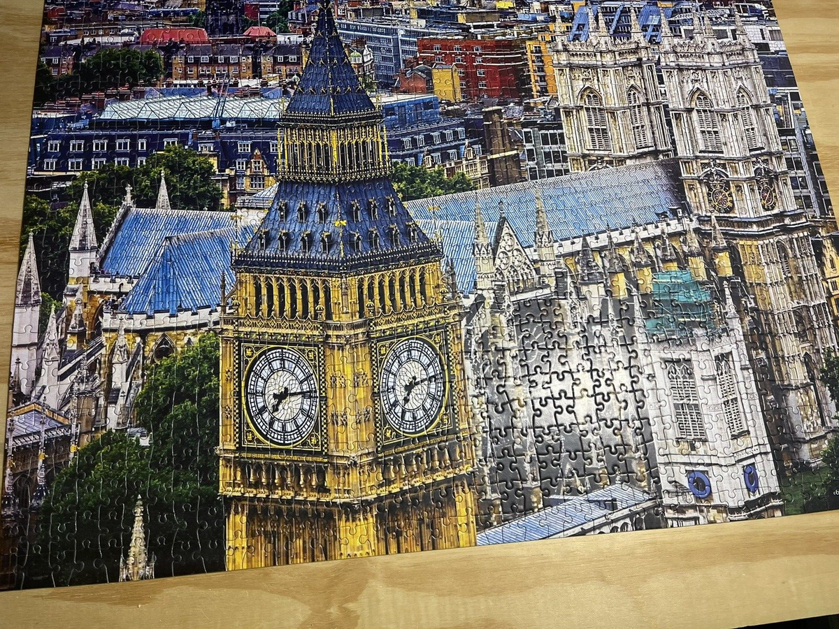 Chris Lord London Big Ben and Westminster Abbey 1000 Piece Jigsaw