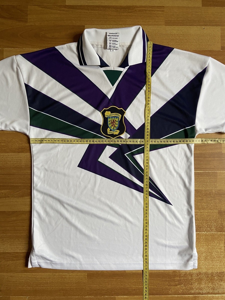 SCOTLAND 1996 1998 AWAY FOOTBALL SHIRT SOCCER JERSEY SCORE DRAW