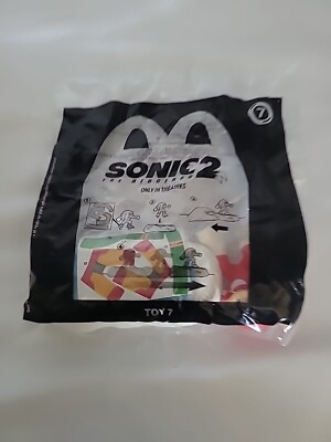 NEW 2022 McDonald's Happy Meal Toys Sega Sonic The Hedgehog 2 - Toy #7 Knuckles