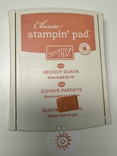 Stampin Up Pad Groovy Guava Ink Classic Stamp Pad