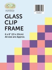 Glass / Plastic Clip Frame Picture Photo Frames Poster Frameless Small to Large