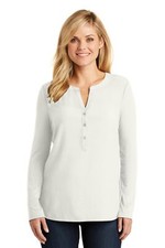Port Authority Womens Long Sleeve Concept Henley Tunic LK5432