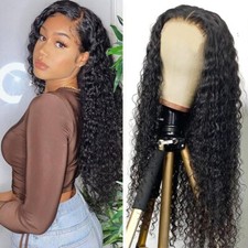USA Hair Curly Front Wig Women Brazilian Long Curly Wavy Hair Wigs Women Costume