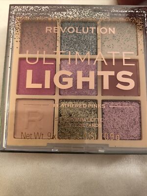 Makeup Revolution Ultimate Lights Feathered Pinks 9 Pan Eyeshadow Palette 8.1g