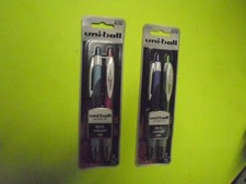 New 2 X 2 PK Uni-Ball Bold Vibrant Ink 207th Gel Assorted Gel Pens