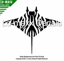 Zebra Manta Ray Ocean Sea Life Unique Art Super Quality Die Cut Vinyl Decal 