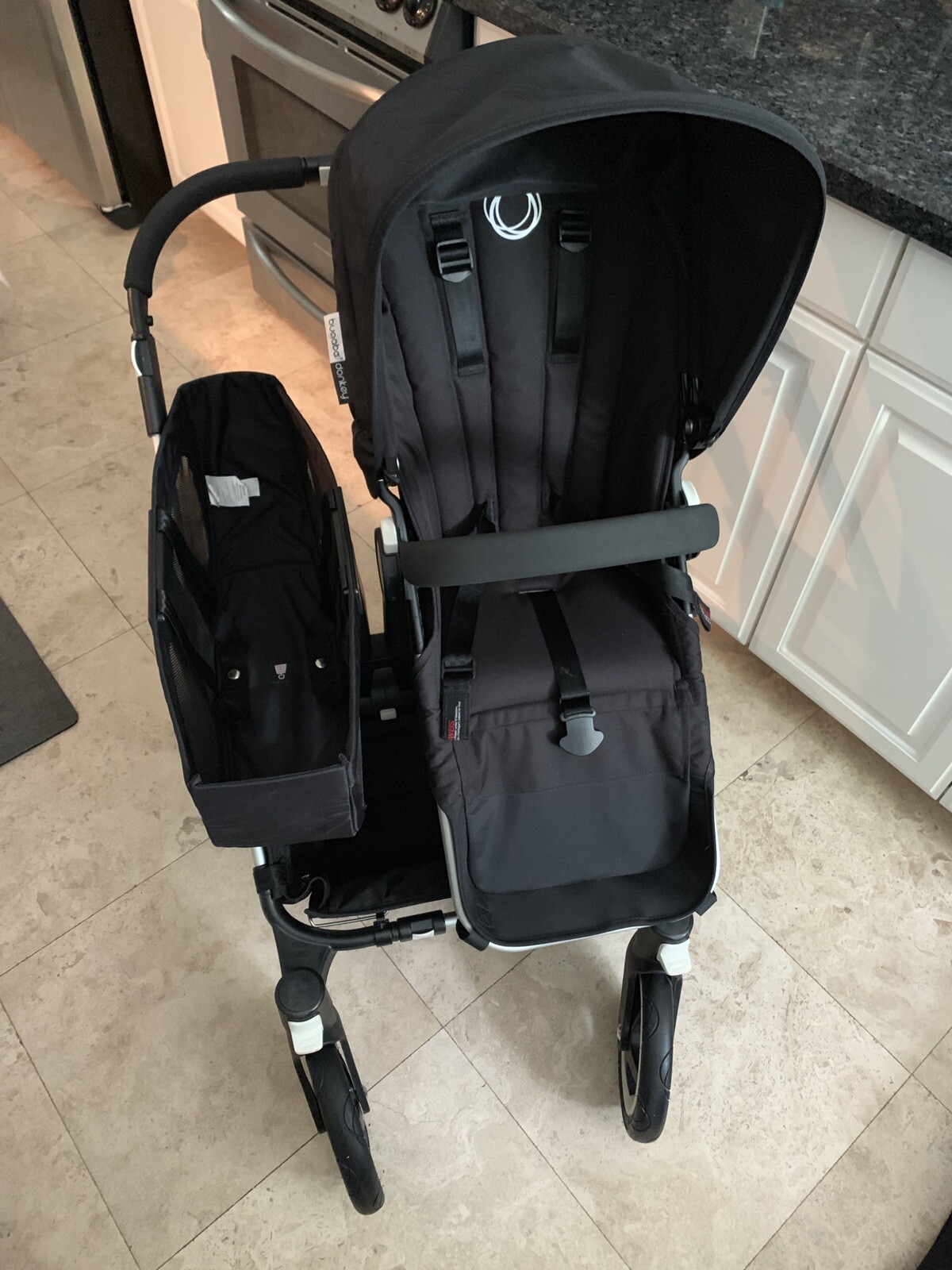 bugaboo donkey sun canopy black