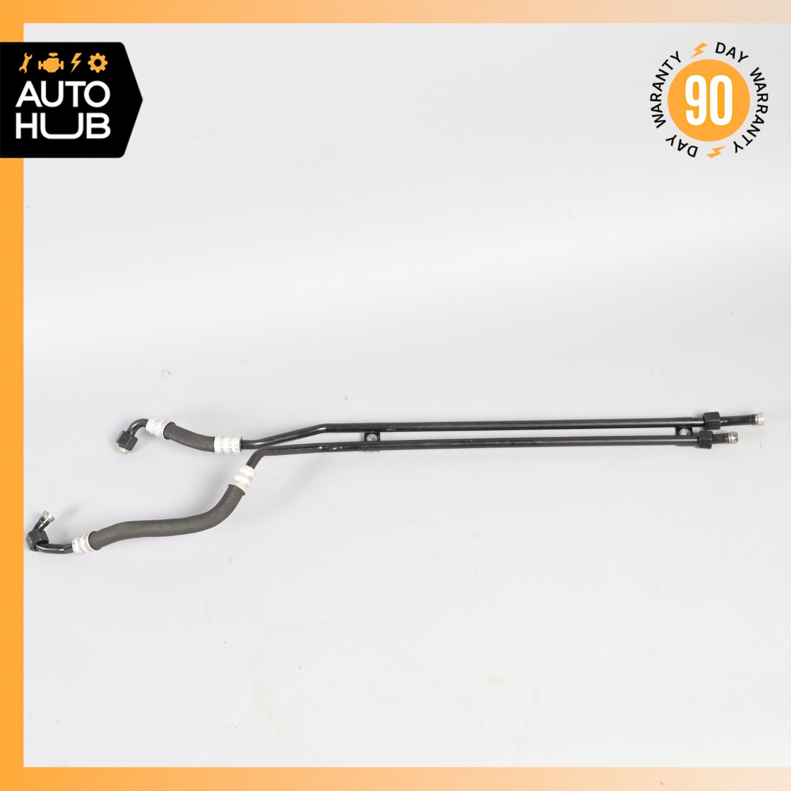 03-06 Bentley Continental GT Flying Spur Front Differential Oil Cooler Line OEM
