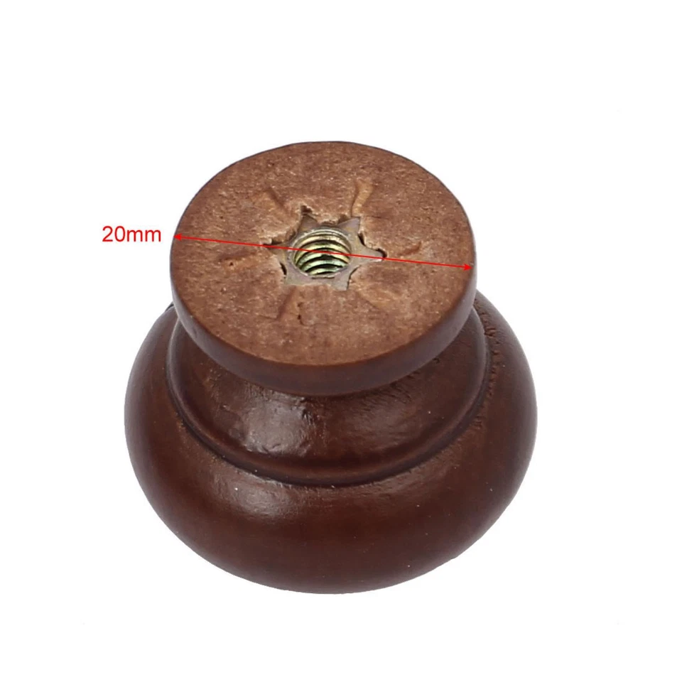 15pcs Cupboard Cabinet Door Knob Wooden Drawer Pull Handle Furniture Kitchen - Image 3 of 4