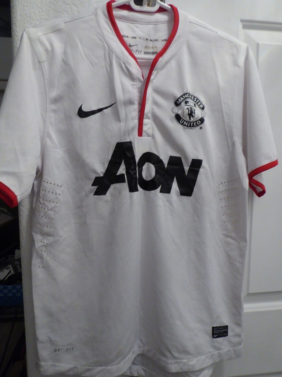 Nike Soccer Jersey Manchester United AON Jersey Men's Size s-m | eBay