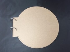 Circle Chipboard LARGE 8 1/2" Album 6 pages with rings Scrapbooking