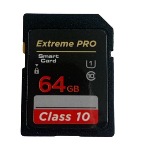 Carte mémoire SDXC Sansdisk Extreme Pro 64 Go classe 10 pour appareil photo 80 Mo  - Photo 1/3