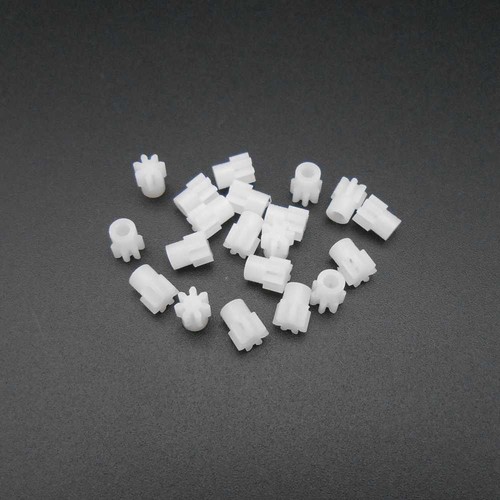 1000X 0.5M 7T2A Plastic Spur Gear 0.5 Modulus Aperture 2MM 1.95MM 7 Teeth Pinion - 第 4/13 張圖片