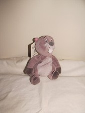 Vintage Disney Store Mini Bean Bag Gopher 8" NOS