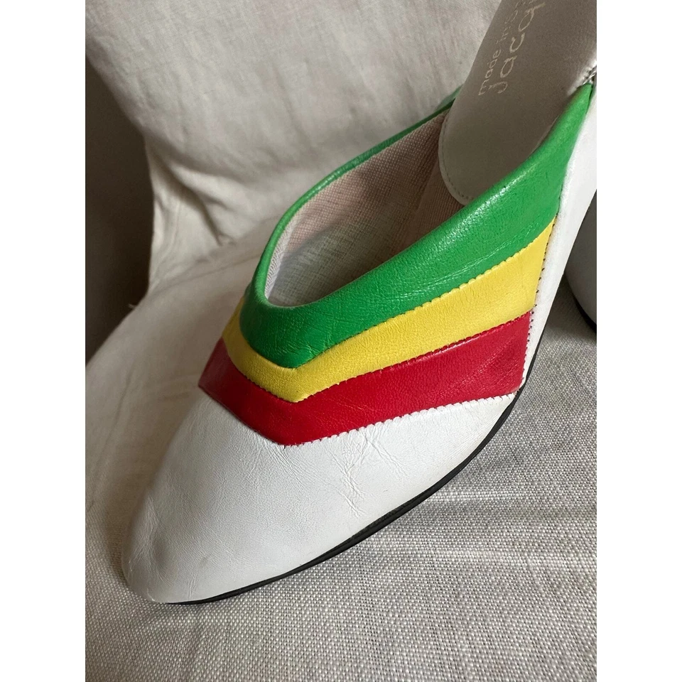 Zapatillas Jacques Levine Mujer Multicolor Rayas Ligeras 7.5, 8 Estrechas Foto 3 de 4