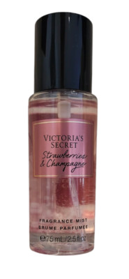 NEW Victoria's Secret STRAWBERRIES & CHAMPAGNE  Body MIST, 2.5 OZ TRAVEL SIZE
