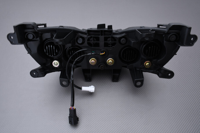 Feu avant Full LED Yamaha Tech Max 560 lentille polycarbonate anti-UV