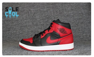 t*b様 Nike Air Jordan 1 赤黒 シューズ NIKE AIR JORDAN 1 MID 
