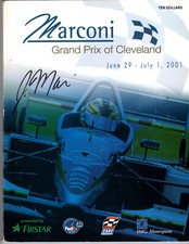 Michael Andretti, Kenny Brack, A. Fernandez Signed Program 2001 / Autographed