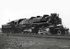 C&O Chesapeake & Ohio Steam Locomotive 1309 Railroad train photo Mallet 2-6-6-2 